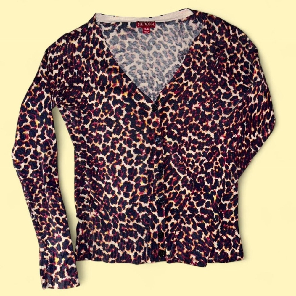 Cheetah Print Women's Cardigan